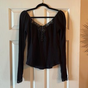 Free People Long Sleeve Top